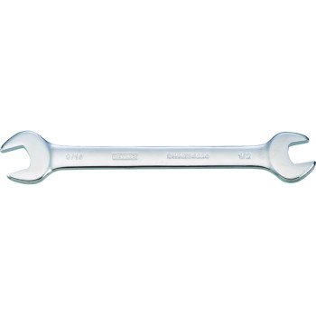 DEWALT DWMT75220OSP Open End Wrench, SAE, 1/2 x 9/16 in Head, 7-3/32 in L, Polished Chrome