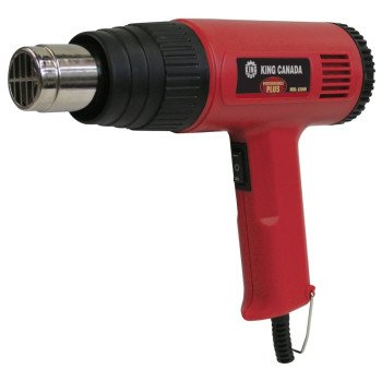 King Canada 8300N Heat Gun Kit, 12.5 A, 13.2, 19.5 cfm Air, Temperature Settings: 375, 540 deg C