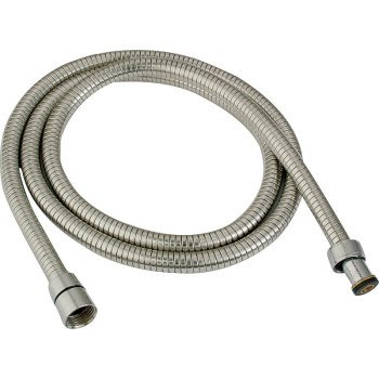 Whedon AF205C Shower Hose, Chrome Plated, For: Hand Shower Brackets, 1/2 in Connection, 59 to 80 in L Hose