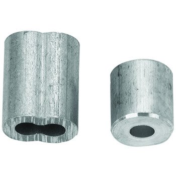 Campbell B7675414 Cable Ferrule and Stop Set, 3/32 in Dia Cable, Aluminum