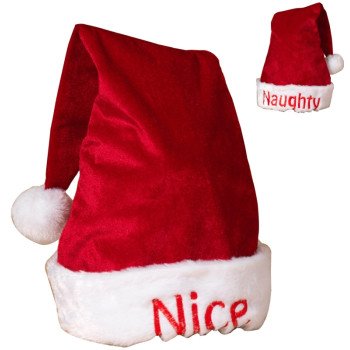 2312200 NAUGHTY-NICE SANTA HAT