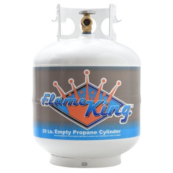 Flame King YSN201 LP Cylinder with OPD, 20 lb Tank, Steel