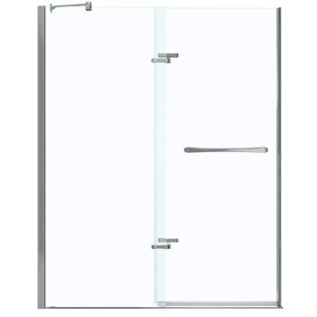 Maax 136672-900-084-00 Shower Door, Clear Glass, Frameless Frame