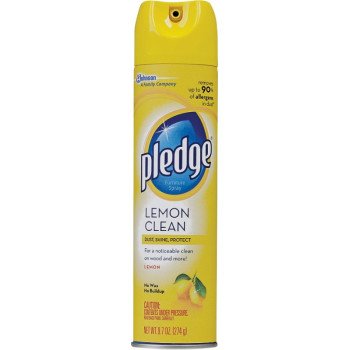 Pledge 72372 Furniture Cleaner, 9.7 oz, Lemon