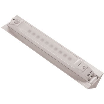 Fulcrum 30050-308 Motion Sensor Light, AA Battery, 10-Lamp, LED Lamp, 65 Lumens, 7000 K Color Temp, White