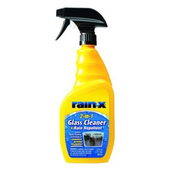 Rain-X 5071268 Glass Cleaner, 23 oz Spray Dispenser, Liquid, Slight Fruity