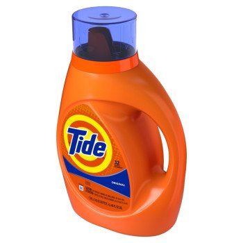 Tide 04182 Laundry Detergent, 42 oz, Bottle, Liquid, Slight