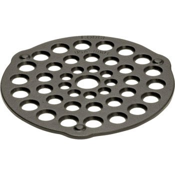 Lodge L8DOT3 Meat Rack, Pre-Seasoned, Iron, Black, For: Dutch Ovens