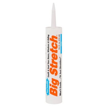 Sashco 10006 Caulk, Clear,-30 to 250 deg F, 10.5 oz, Cartridge