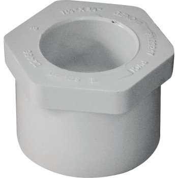 IPEX 435650 Reducing Bushing, 1-1/4 x 1/2 in, Spigot x Socket, PVC, SCH 40 Schedule