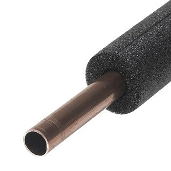 Quick R 07812 Pipe Insulation, 7/8 in ID x 1-7/8 in OD Dia, 5 ft L, Polyethylene