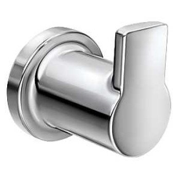 Moen Rinza Y1103CH Robe Hook, 1-Hook, Zinc, Chrome, Wall Mounting