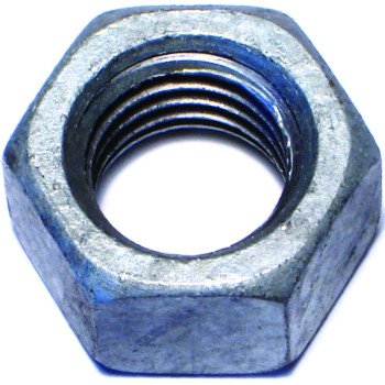 Midwest Fastener 05619 Hex Nut, Coarse Thread, 5/8-11 Thread, Galvanized