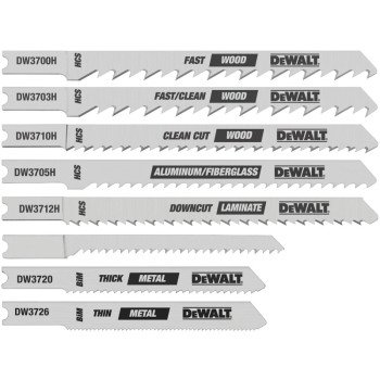 DW3792H HISPEED JIG BLADE 8PC 