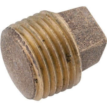 Anderson Metals 738114-16 Solid Pipe Plug, 1 in, IPT, Brass