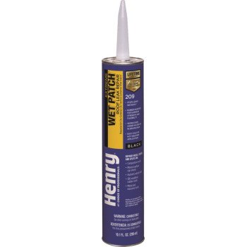 Henry 209XR Series HE209104 Roof Leak Repair, Black, Paste, 11 fl-oz Cartridge