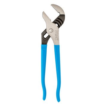 Channellock SpeedGrip Series 430X Tongue and Groove Plier, 10 in OAL, 2 in Jaw, Non-Slip Adjustment, Blue Handle