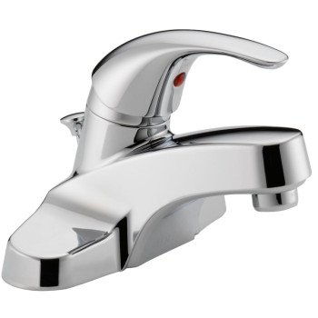 Delta Peerless Tunbridge Series P188620LF Bathroom Faucet, 1.2 gpm, 1-Faucet Handle, Brass, Chrome Plated, Lever Handle