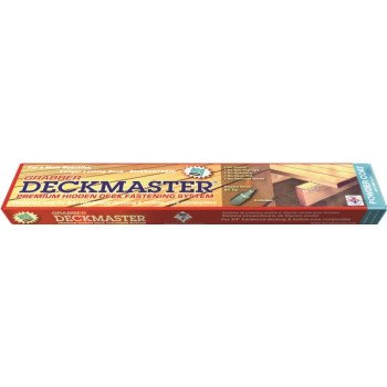 Grabber Construction Deckmaster Series DMP100-10 Hidden Bracket, For: 3/4 in Decking Powder Coat Brackets