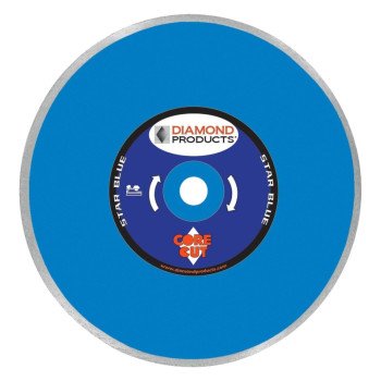 Diamond Products 80012 Tile Diamond Blade, 4 in Dia, 7/8 in Arbor