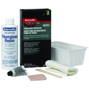 Bondo 420C Fiberglass Resin Repair Kit, 0.5 pt