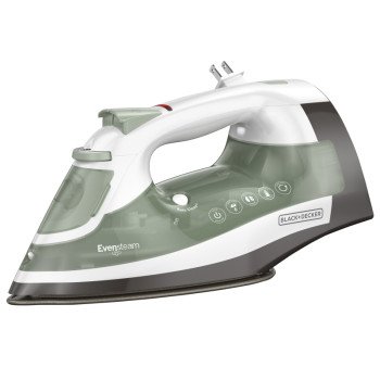 Black+Decker ICR17X One-Step Steam Iron, 1200 W, Green, Stainless Steel