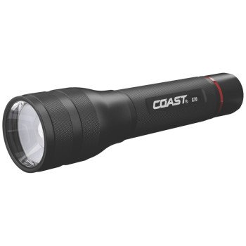 Coast G70 Flashlight, AA Battery, Alkaline Battery, LED Lamp, 850 Lumens High, 425 Lumens Medium, 110 Lumens Low Lumens