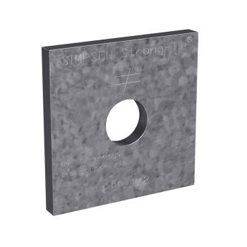 Simpson Strong-Tie LBP 1/2 Bearing Plate, Steel, Galvanized