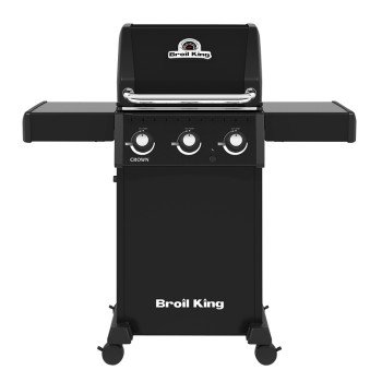 Broil King 864054 Free-Standing Gas Grill, Liquid Propane, 3-Burner, 350 sq-in Primary Cooking Surface, Black