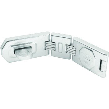 American Lock A885D Locking Hasp, 7-3/4 in L, 1-3/4 in W, Steel, Zinc, 7/16 in Dia Shackle