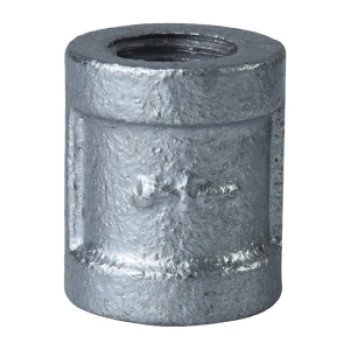 ProSource 21-1/4G Pipe Coupling, 1/4 in, FNPT, Malleable Steel, SCH 40 Schedule, 300 psi Pressure