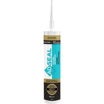 Adfast 4801 304ML Kitchen and Bath Sealant, Translucent, 304 mL, Cartridge