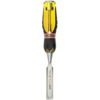 STANLEY 16-976 Chisel, 5/8 in Tip, 9 in OAL, Chrome Carbon Alloy Steel Blade, Ergonomic Handle