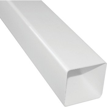 RW200 WHT SQ DOWNSPOUT 10FT   