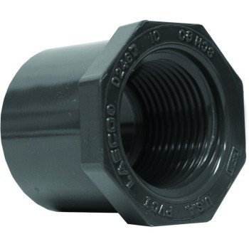 GENOVA 300 Series 342218 Pipe Reducing Bushing, 1 x 1-1/2 in, Spigot x FIP, SCH 80 Schedule