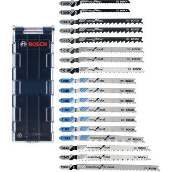 T18CHCL SET JIGSAW BLADE 18PC 