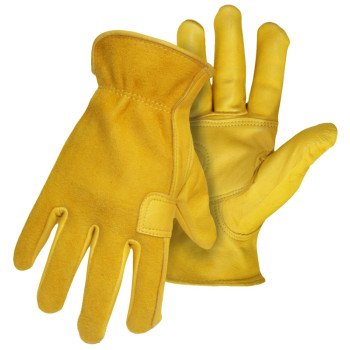 Boss 4086J Gloves, XL, Keystone Thumb, Deerskin Leather