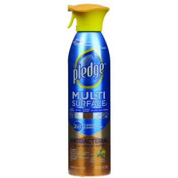 Pledge 72354 Cleaner, 9.7 oz Can, Citrus, Clear