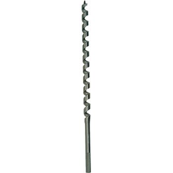 Irwin 3043009 Auger Drill Bit, 3/4 in Dia, 17 in OAL, Twist Flute, 1-Flute, 7/16 in Dia Shank