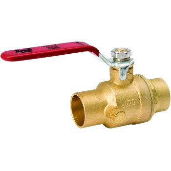 Southland 107-553NL Ball Valve, 1/2 in Connection, Compression, 500 psi Pressure, Brass Body