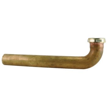 Keeney PP1625RB Waste Arm, 1-1/2 in, Slip Joint, Brass, Rough