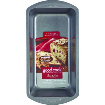 Goodcook 04025 Non-Stick Loaf Pan, 10-1/2 in L, 8.8 in W, 8.3 in H, Steel, Dishwasher Safe: Yes