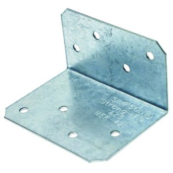 Simpson Strong-Tie A23Z Angle, 1-1/2 in W, 2 in D, 2-3/4 in H, Steel, ZMAX