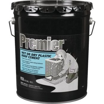 Henry PR350070 Plastic Roof Cement, Black, Paste, 4.75 gal Cartridge