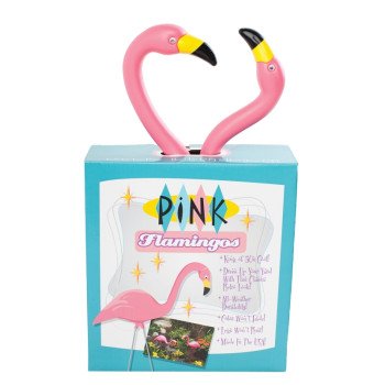 Bloem G2 Garden Statue, Flamingo, Plastic, Pink