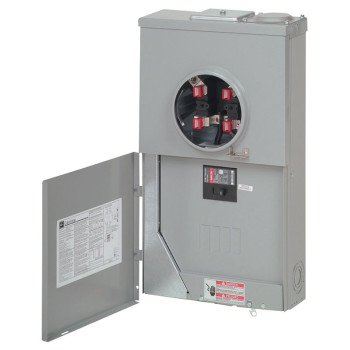 Cutler-Hammer MBT48B200BTS Meter Breaker, 8 -Pole, 200 A, 4 -Space, NEMA 3R Enclosure, Surface Mounting