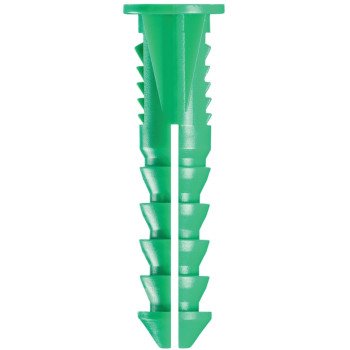 Cobra Anchors 197R Screw Anchor, #12-14 Thread, 1-1/2 in L, Polyethylene, 200 lb