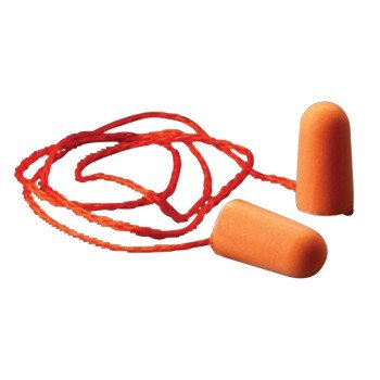 3M 1110 Ear Plugs, 29 dB NRR, Tapered, Polyurethane Ear Plug, Orange Ear Plug