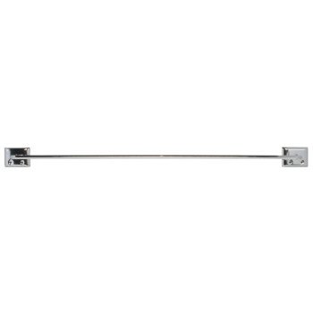 Decko 38170 Towel Bar, 24 in L Rod, Steel, Chrome, Surface