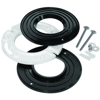 Oatey 43645 Closet Flange Spacer Kit, PVC, White, For: 3 in Fitting